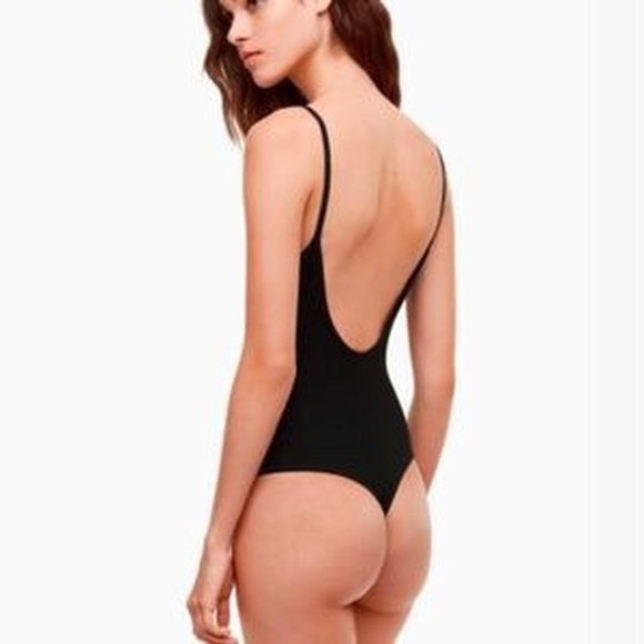 WILFRED | Aritzia Annecy Bodysuit Ribbed | Sz. M - Picture 2 of 7